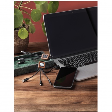 Logo trade corporate gift photo of: SCX.design C19 wooden easy to use cable