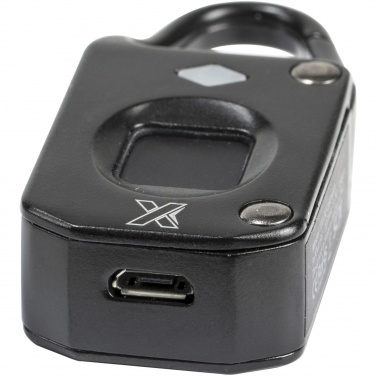 Logo trade promotional giveaways image of: SCX.design T10 fingerprint padlock