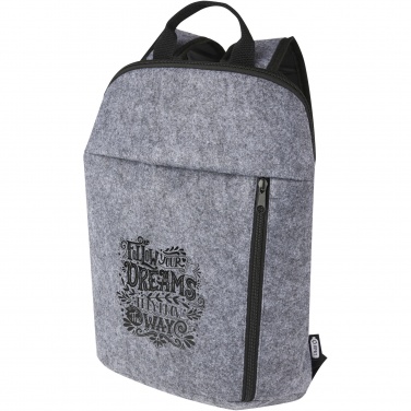 Logo trade business gift photo of: Felta GRS recycled felt cooler backpack 7L
