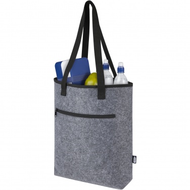 Logo trade promotional gifts picture of: Felta GRS recycled felt cooler tote bag 12L