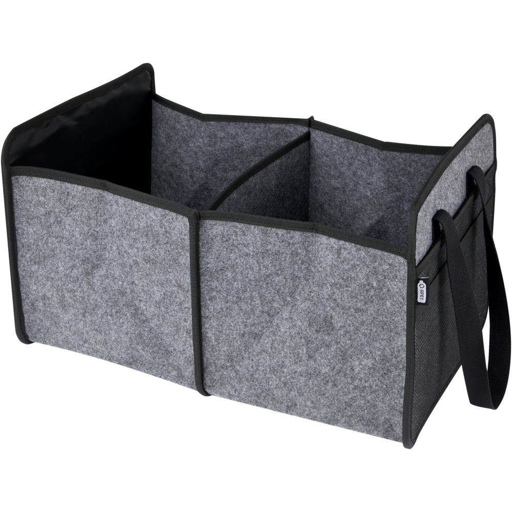 Logo trade promotional merchandise image of: Felta GRS recycled felt foldable car organiser