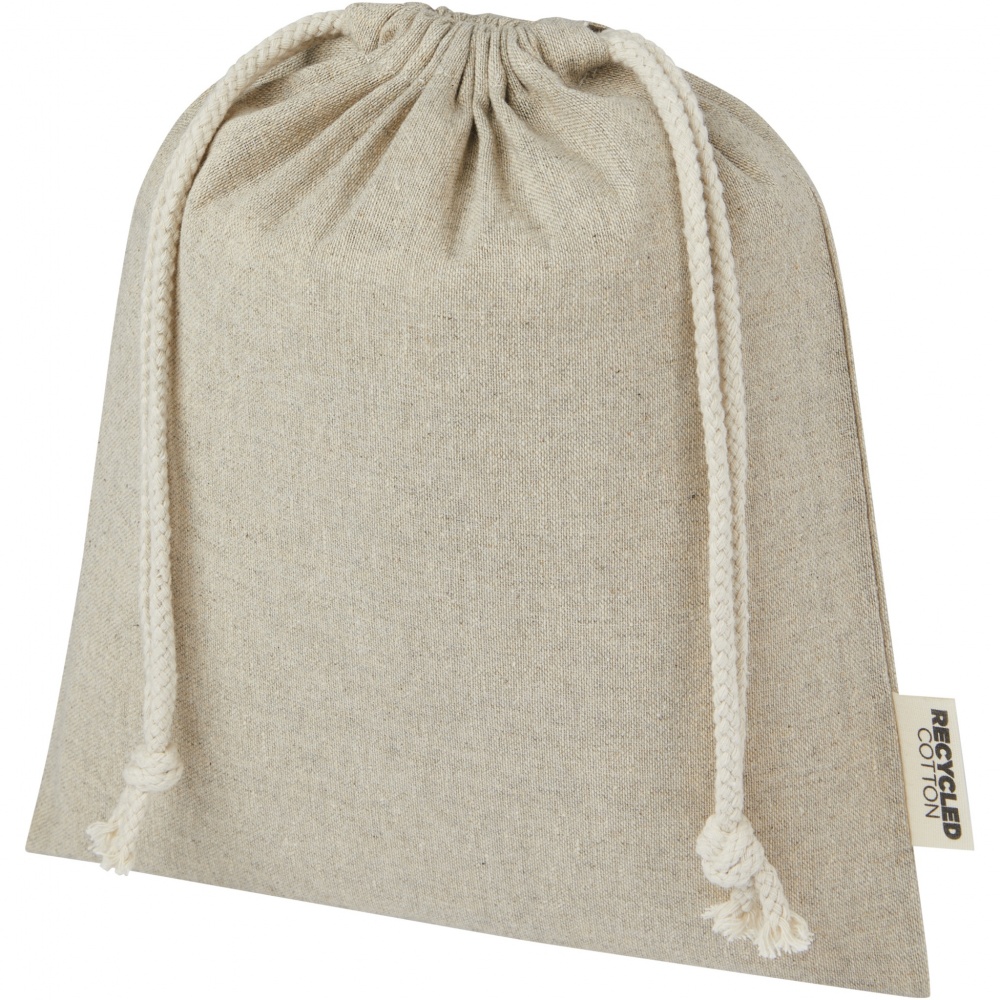 Logotrade promotional giveaways photo of: Pheebs 150 g/m² GRS recycled cotton gift bag medium 1.5L