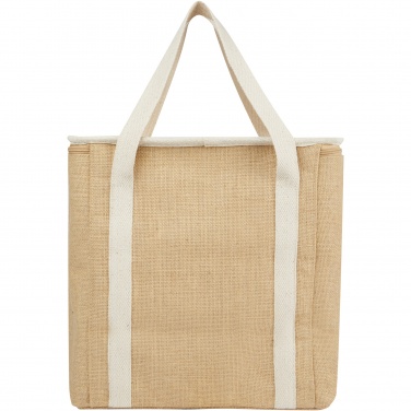 Logo trade business gifts image of: Juta 300 g/m² jute cooler bag 19L