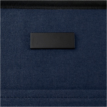 Logo trade promotional gifts image of: Joey 9-can GRS recycled canvas lunch cooler bag 6L