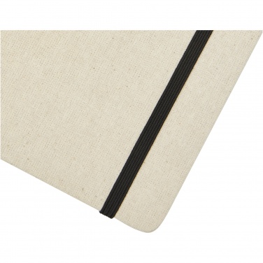 Logo trade business gifts image of: Tutico organic cotton hardcover notebook