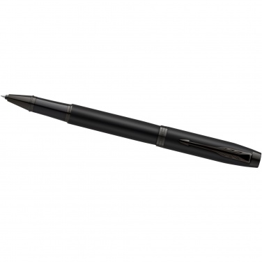 Logo trade promotional giveaways image of: Parker IM achromatic ballpoint and rollerball pen set with gift box