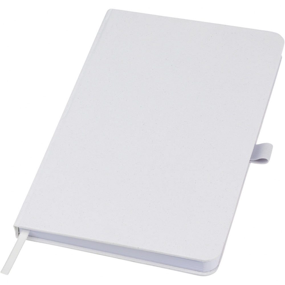 Logo trade promotional product photo of: Fabianna crush paper hard cover notebook