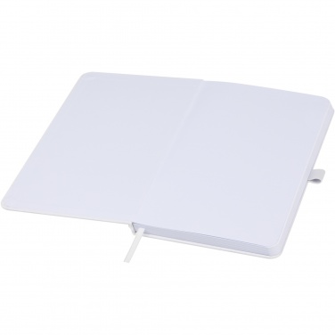 Logo trade promotional merchandise picture of: Fabianna crush paper hard cover notebook