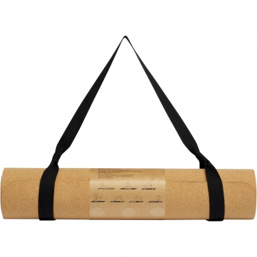 Logo trade corporate gift photo of: Trikona cork yoga mat
