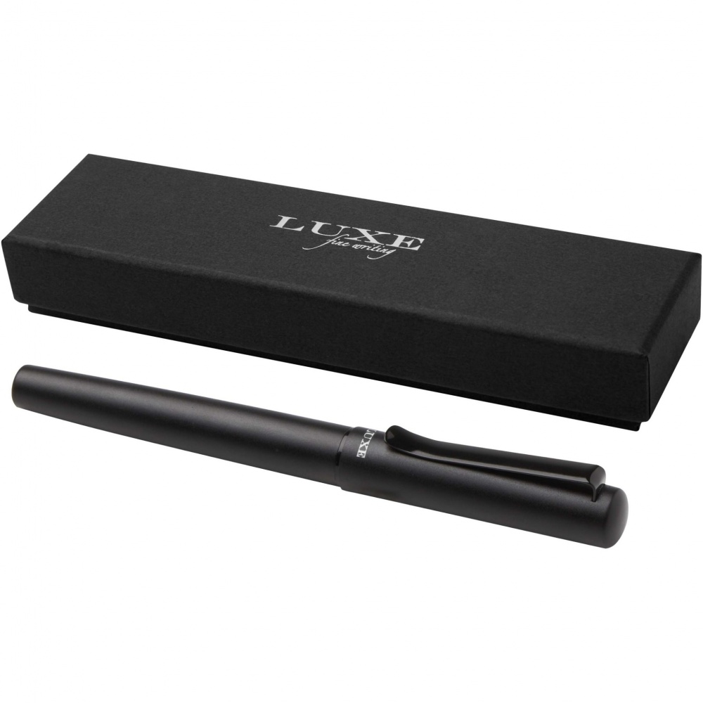 Logo trade promotional merchandise picture of: Lucetta recycled aluminium fountain pen