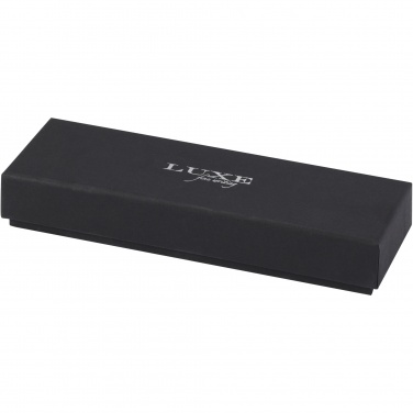 Logo trade corporate gifts image of: Lucetto recycled aluminium ballpoint and rollerball pen gift set