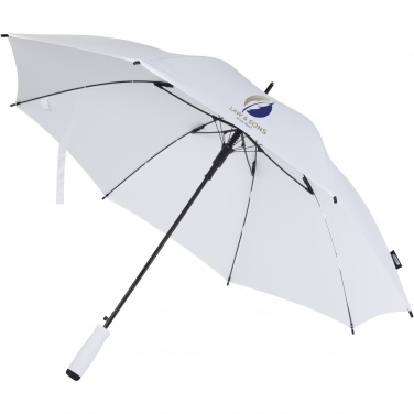 Logo trade corporate gifts image of: Niel 23" auto open recycled PET umbrella