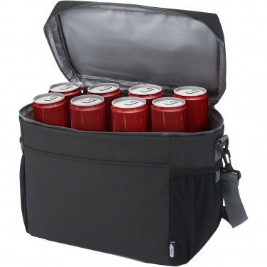 Logo trade promotional item photo of: Aqua 20-can GRS recycled water resistant cooler bag 22L