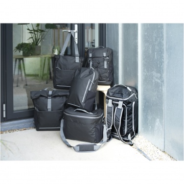 Logotrade promotional merchandise image of: Aqua GRS recycled water resistant duffel backpack 35L