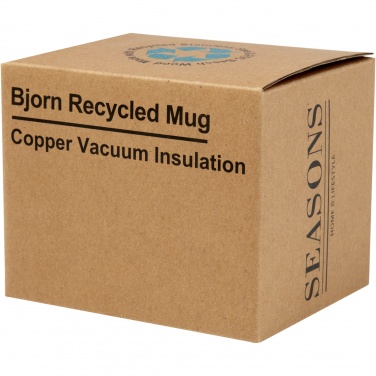 Logo trade corporate gifts picture of: Bjorn 360 ml RCS certified recycled stainless steel mug with copper vacuum insulation