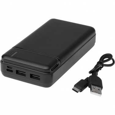 Logo trade promotional products picture of: Loop 20.000 mAh recycled plastic power bank 