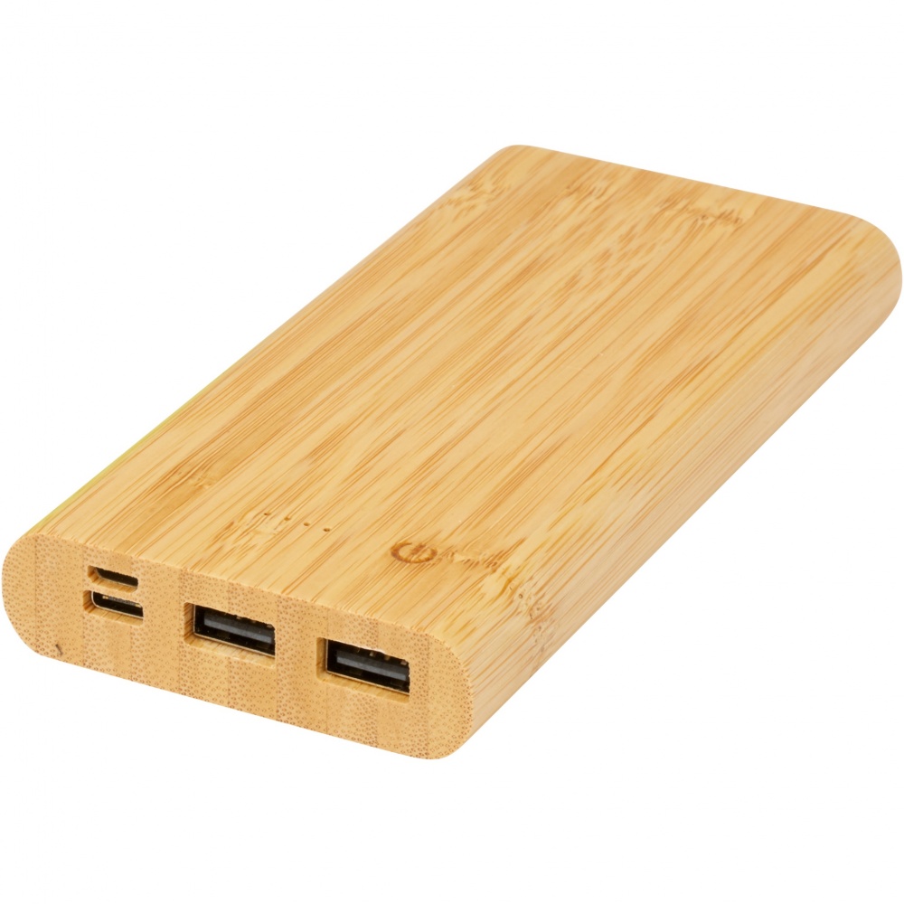 Logotrade promotional gift image of: Tulda 10.000 mAh bamboo power bank