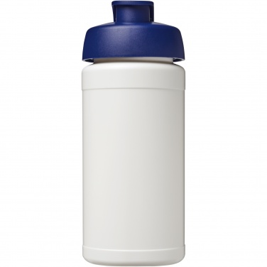 Logo trade business gifts image of: Baseline 500 ml recycled sport bottle with flip lid