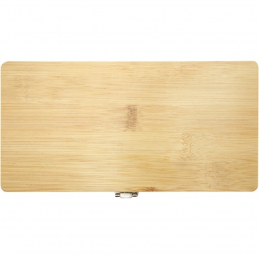 Logotrade advertising product image of: Rivet 19-piece bamboo/recycled plastic tool set