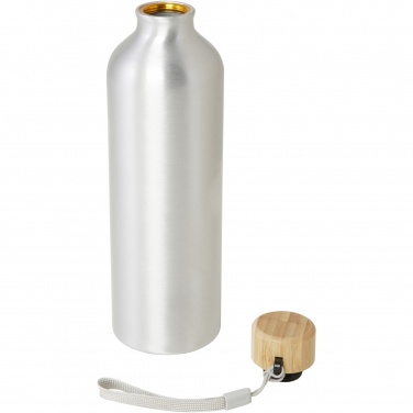 Logo trade promotional merchandise image of: Malpeza 770 ml RCS certified recycled aluminium water bottle