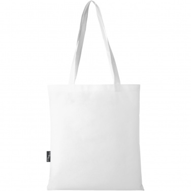Logotrade promotional item picture of: Zeus GRS recycled non-woven convention tote bag 6L