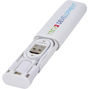 Logo trade promotional gifts picture of: Whiz recycled plastic modular charging cable 