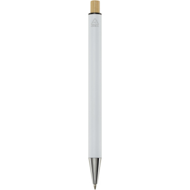 Logotrade promotional item picture of: Cyrus recycled aluminium ballpoint pen (black ink)
