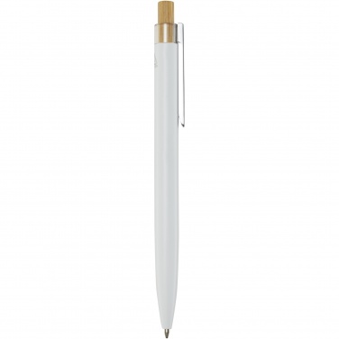 Logo trade promotional giveaways picture of: Nooshin recycled aluminium ballpoint pen  (blue ink)