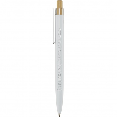 Logo trade promotional gifts picture of: Nooshin recycled aluminium ballpoint pen  (blue ink)