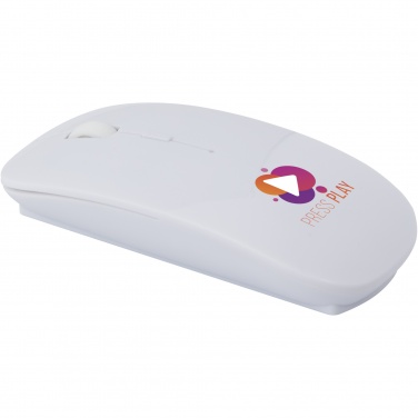 Logo trade promotional merchandise picture of: Menlo RCS recycled plastic wireless mouse 