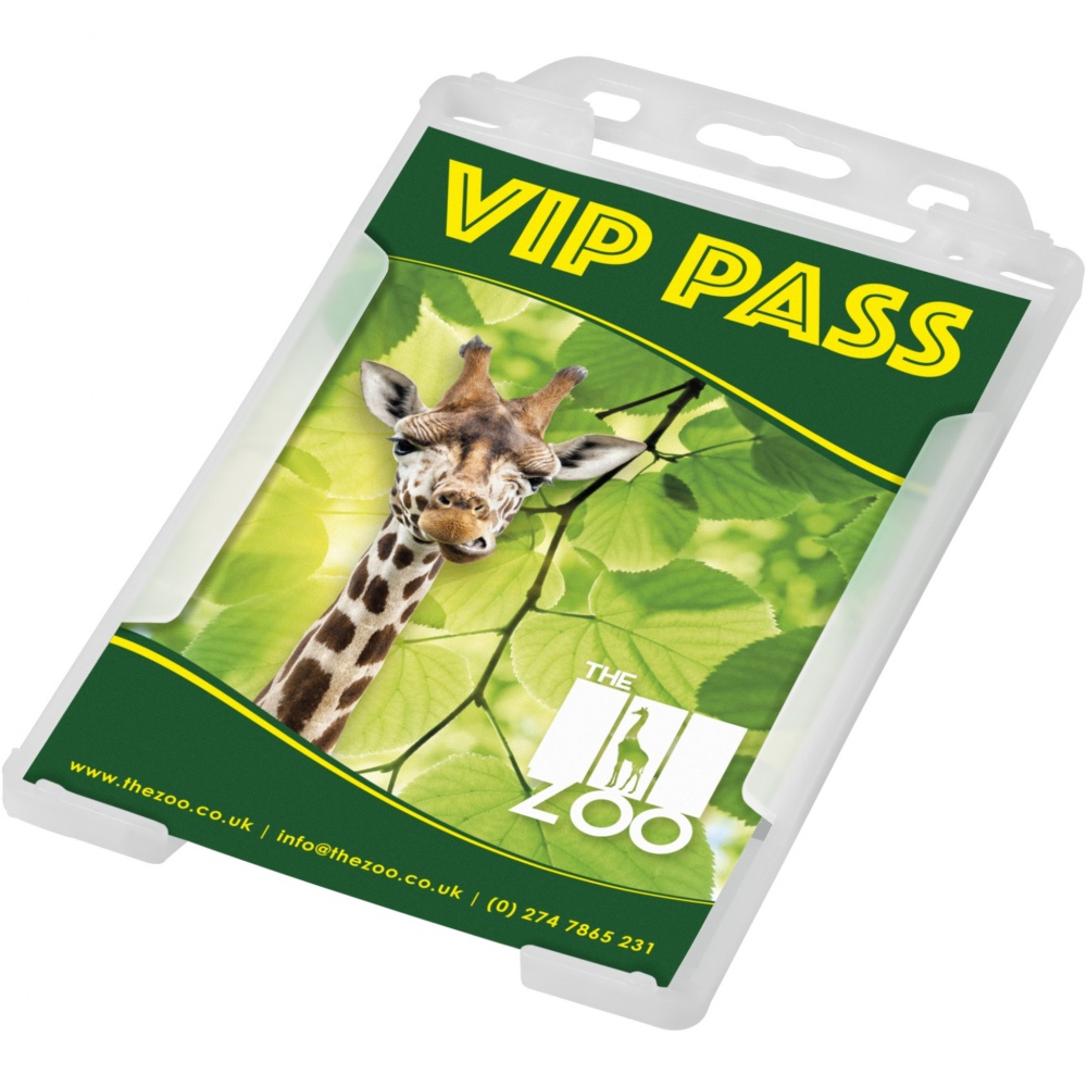 Logo trade promotional gifts picture of: Pierre recycled plastic card holder 