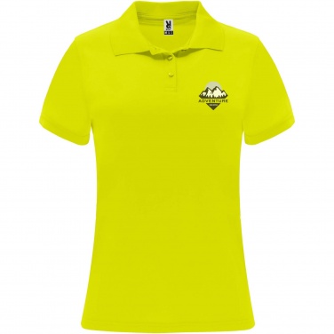 Logo trade promotional merchandise photo of: Monzha short sleeve women's sports polo