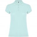Star short sleeve women's polo, Mint