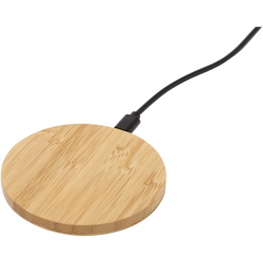 Logotrade promotional items photo of: Essence 15W bamboo wireless charging pad