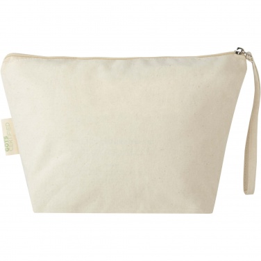 Logotrade business gift image of: Orissa 180 g/m² organic large accessory pouch 3L