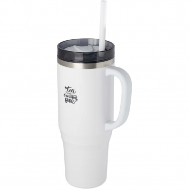 Logotrade promotional merchandise picture of: Melbourne 1200 ml RCS certified insulated tumbler with straw