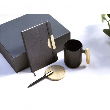 Logotrade promotional gift image of: Laura A5 hard cover notebook and ballpoint pen gift set