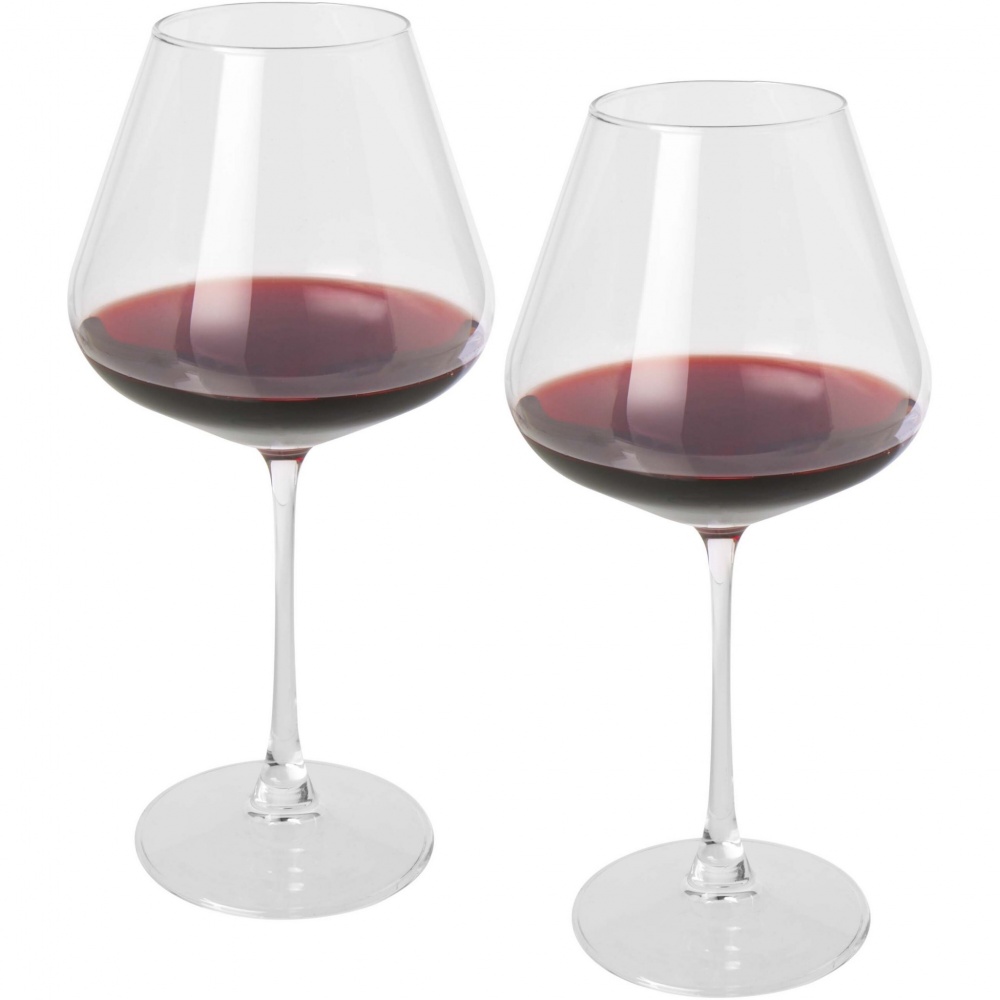 Logo trade promotional products image of: Rosso 2-piece wine glass set 