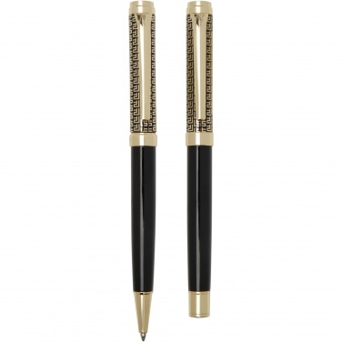 Logo trade promotional merchandise photo of: Legato ballpoint and rollerball pen set