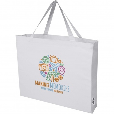 Logotrade advertising product image of: Odessa 220 g/m² GRS recycled cotton large tote bag