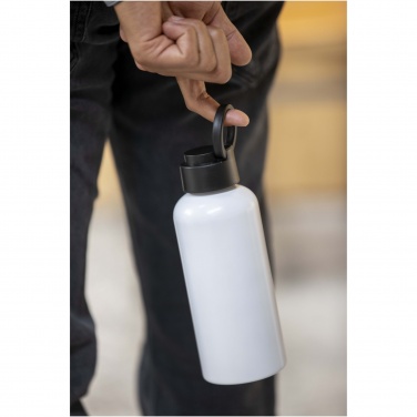 Logotrade promotional gift picture of: Trinity 600 ml RCS certified recycled aluminium water bottle with RPET lid