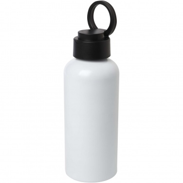 Logotrade promotional item picture of: Trinity 600 ml RCS certified recycled aluminium water bottle with RPET lid