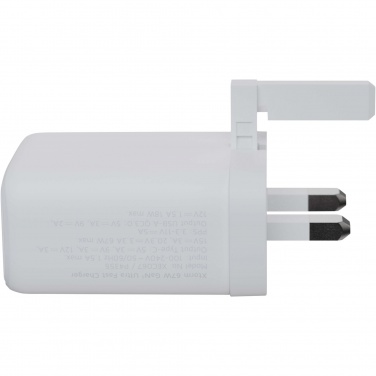 Logo trade advertising product photo of: Xtorm XEC067G GaN² Ultra 67W wall charger - UK plug