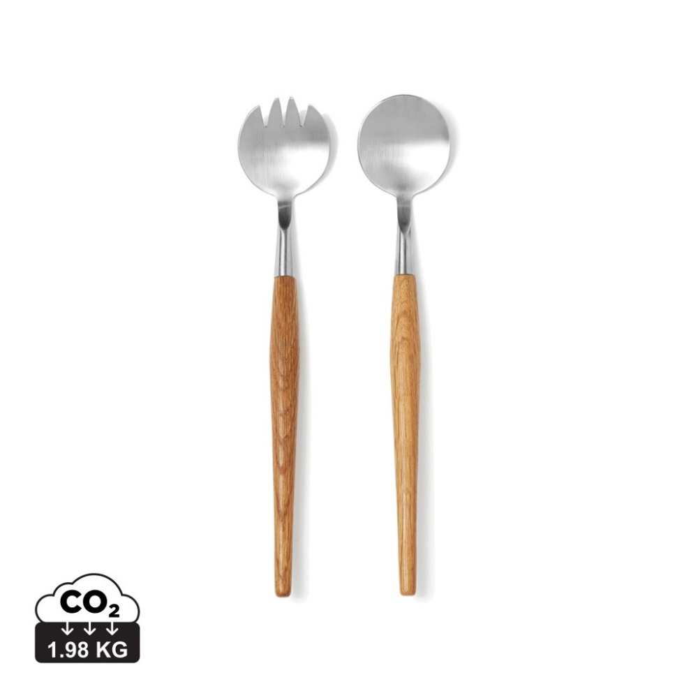 Logo trade business gift photo of: VINGA Retro serving cutlery