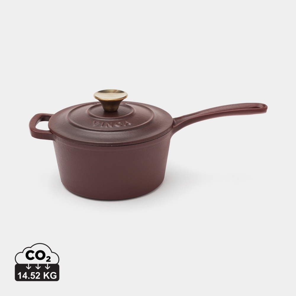 Logo trade promotional gifts picture of: VINGA Monte enamelled cast iron pot 1,9L