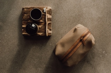 Logo trade corporate gift photo of: VINGA Sloane toiletry bag RCS recycled polyester