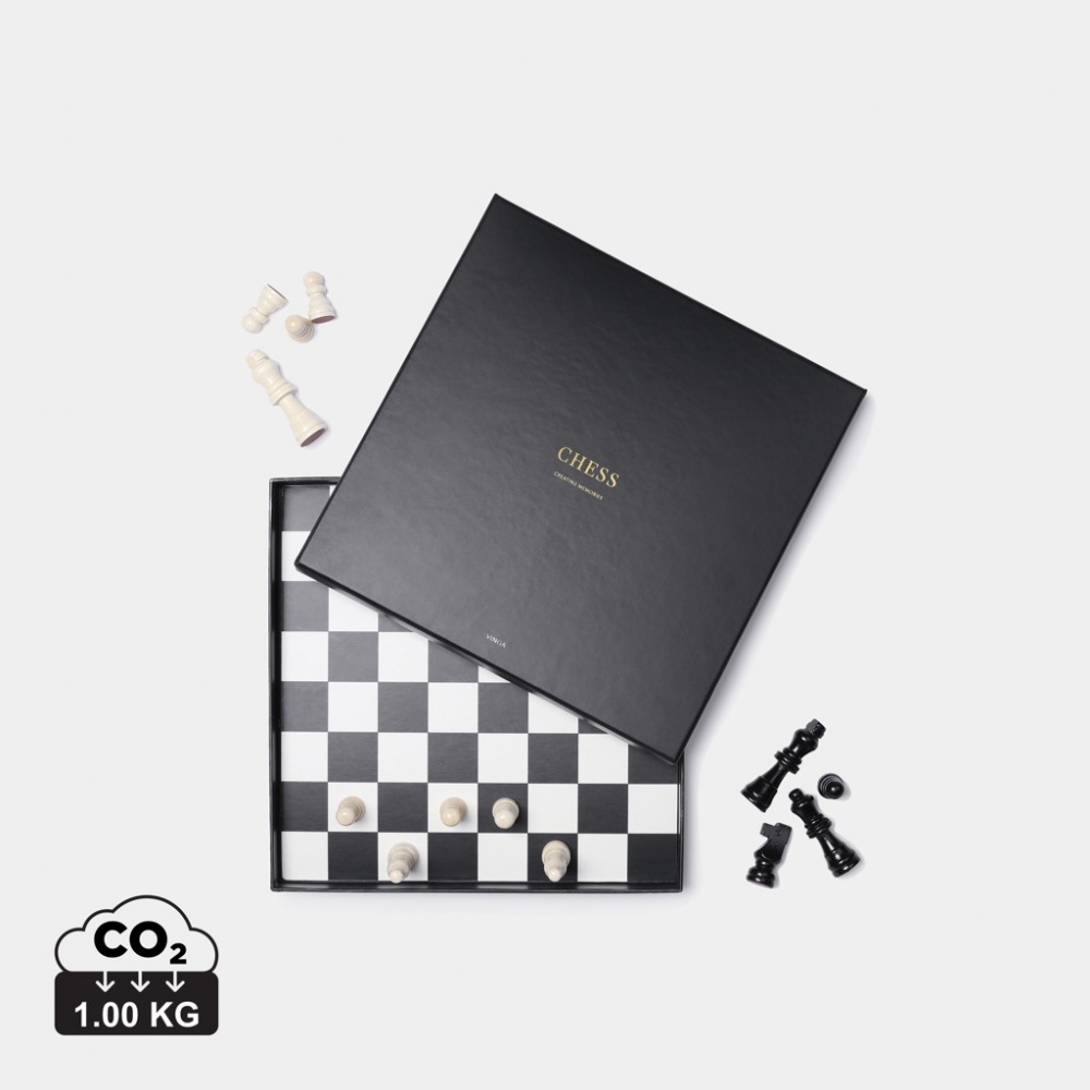 Logo trade promotional merchandise picture of: VINGA Chess coffee table game