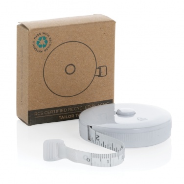 Logo trade promotional products image of: RCS recycled plastic tailor tape