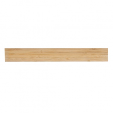 Logotrade promotional merchandise picture of: Timberson extra thick 30cm double sided bamboo ruler