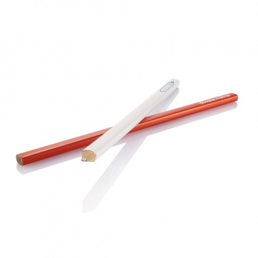 Logo trade corporate gifts image of: 25cm wooden carpenter pencil